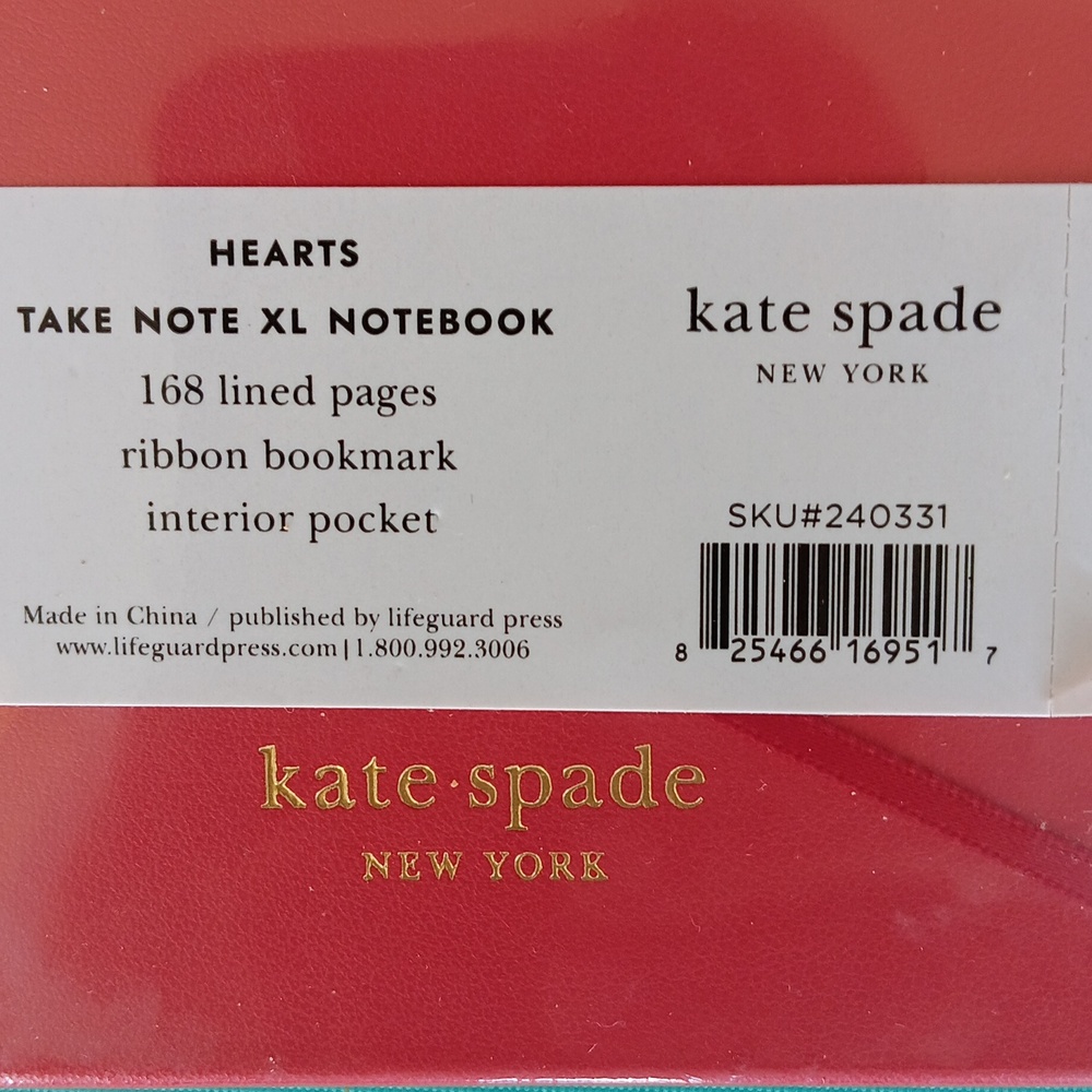 Kate Spade Red Heart Journal.NWT - Picture 4 of 6
